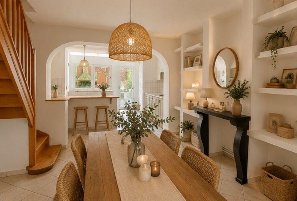 Maison à vendre 3 pièces CALAIS (62), 87m2 , 2 chambres ( possible trois), cour , rue calme proche centre ville et autoroute