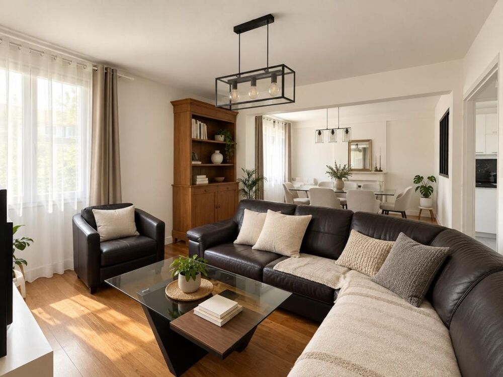 Située à Mériel, cette maison familiale offre une distribution fonctionnelle ainsi quun beau potentiel dévolution