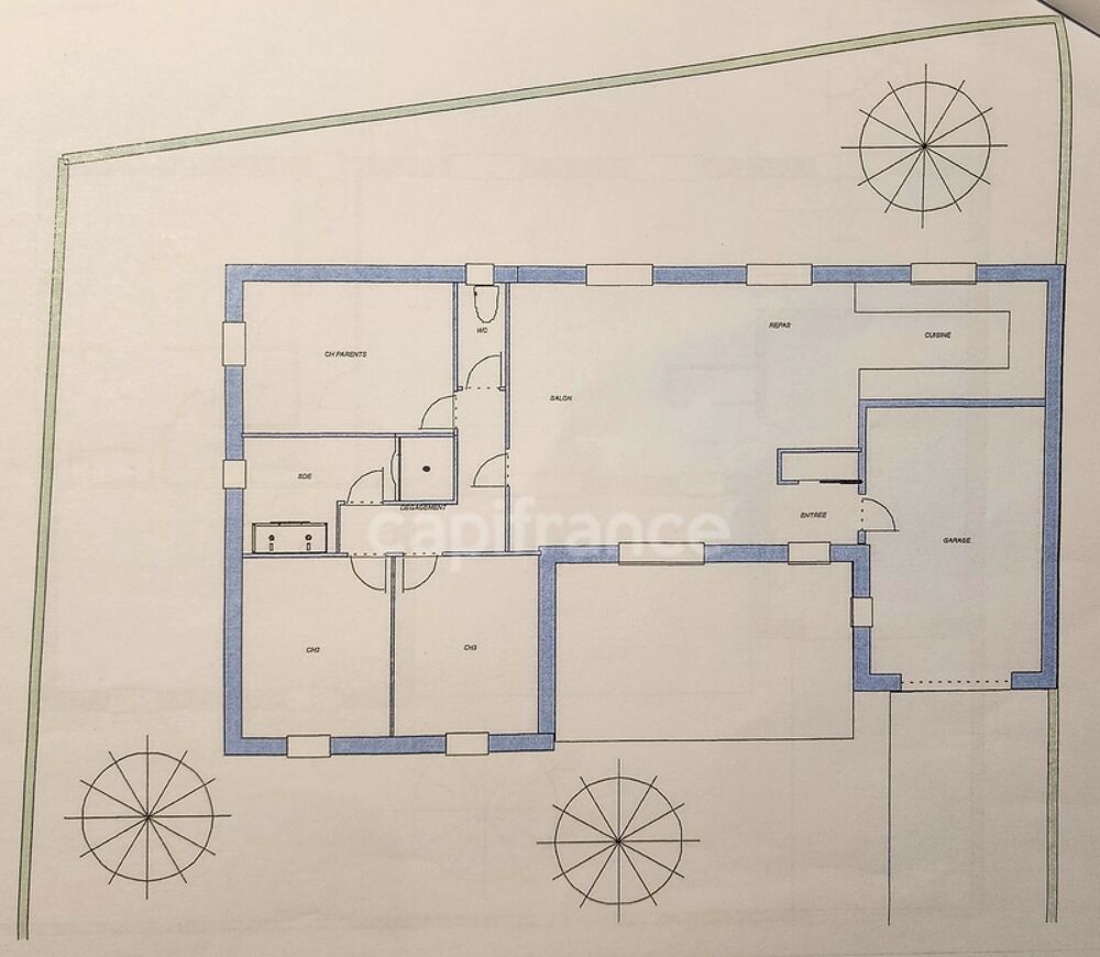 Vente Terrain À VENDRE – Terrain à bâtir entièrement viabilisé 446 m² – Zone UB – Exposition Sud – 137 800 € HAI TTC Le chateau d oleron