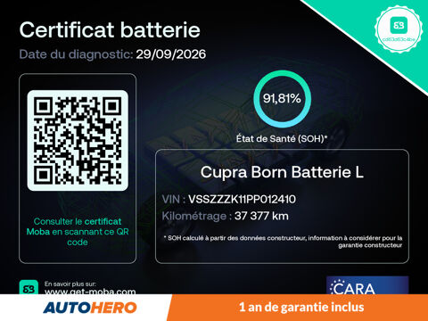 Born Batterie L VZ 231 ch 2023 occasion 92130 Issy-les-Moulineaux