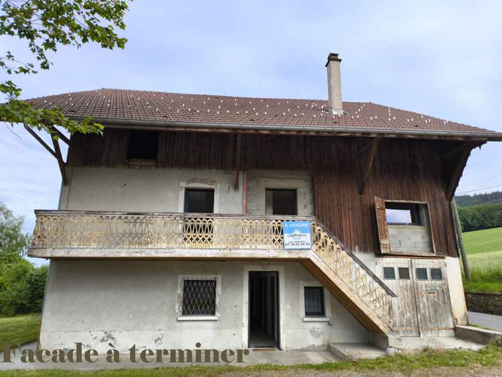 Viuz-en-Sallaz : Ancienne ferme rénovée alliant cachet et performance énergétique  proche Genève