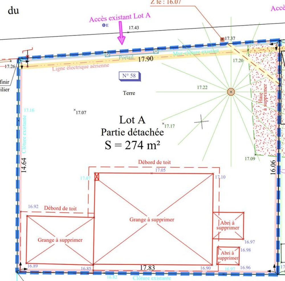 Vente Maison Grange sur terrain de 274m² Lacanau centre ville Lacanau