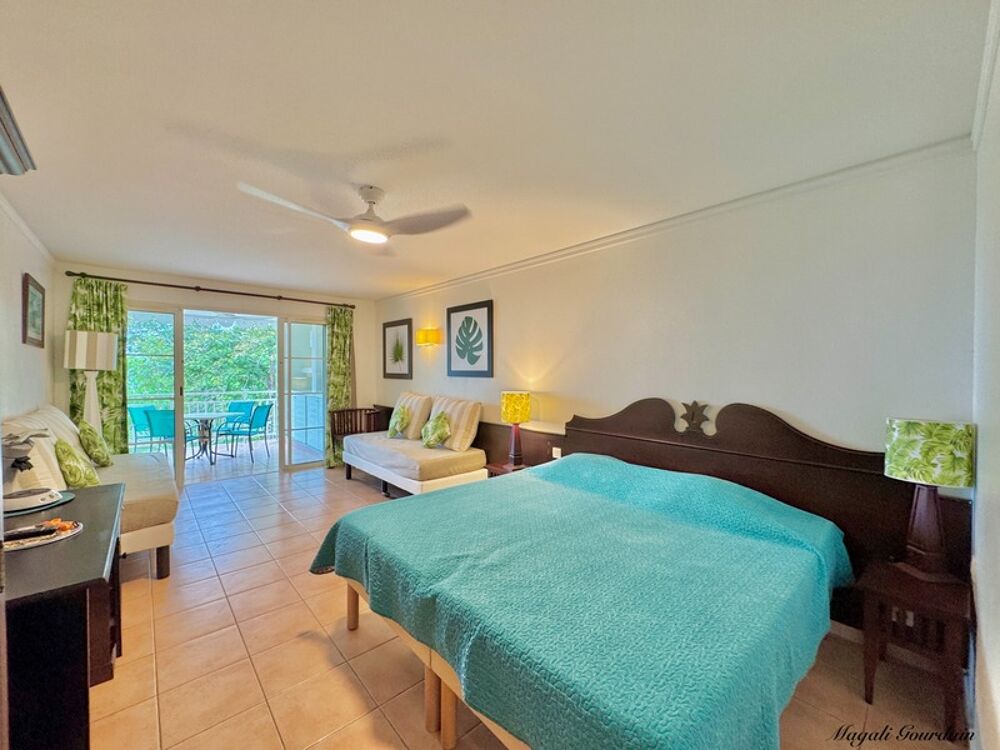 Vente Appartement A VENDRE – GRAND STUDIO MEUBLÉ VUE MER CLÉ EN MAIN EN RÉSIDENCE TOURISTIQUE AVEC ACCÈS DIRECT PLAGE - SAINTE ANNE Sainte anne