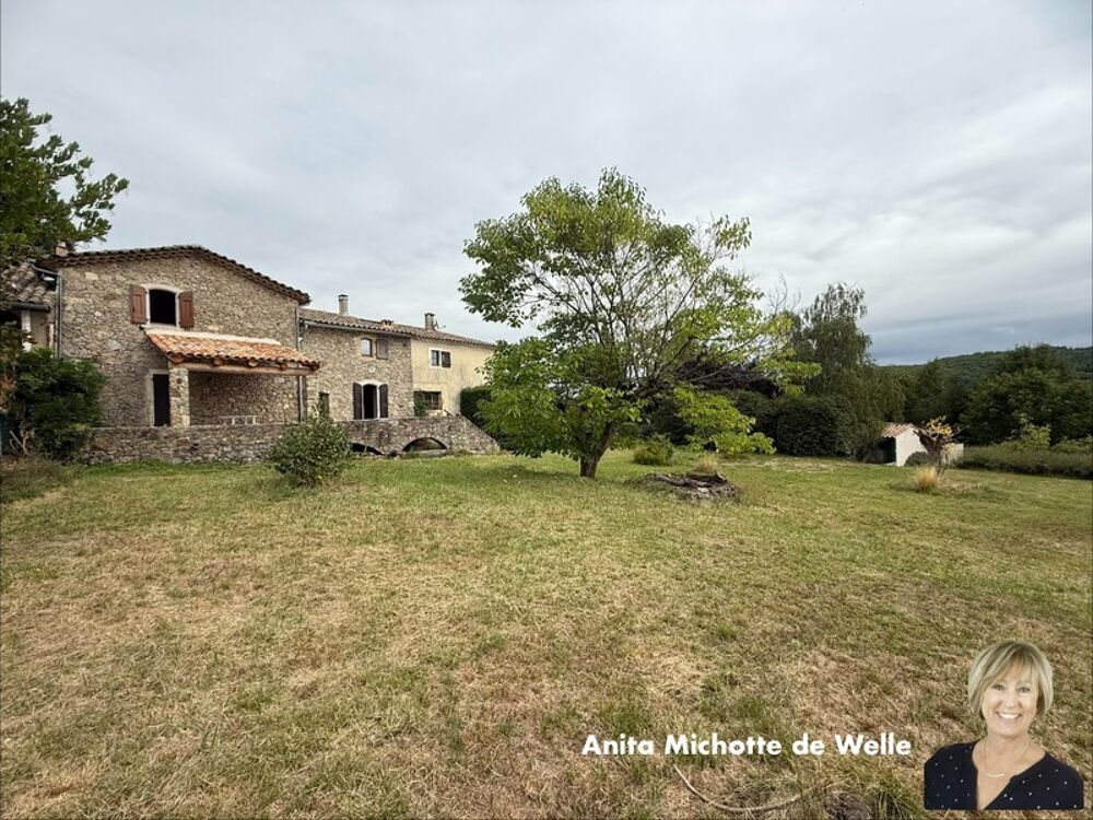 Maison bourgeoise mitoyenne à vendre 9 pièces COLOGNAC (30) terrain env. 1600m2