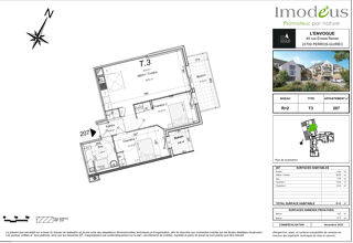  Appartement � vendre 3 pi�ces 66 m�