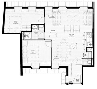  Appartement � vendre 3 pi�ces 58 m�