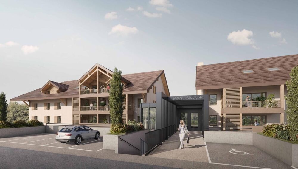 EXCLUSIVITE FETERNES T2 41m², balcon avec cellier, 2 stationnements, calme (74500)