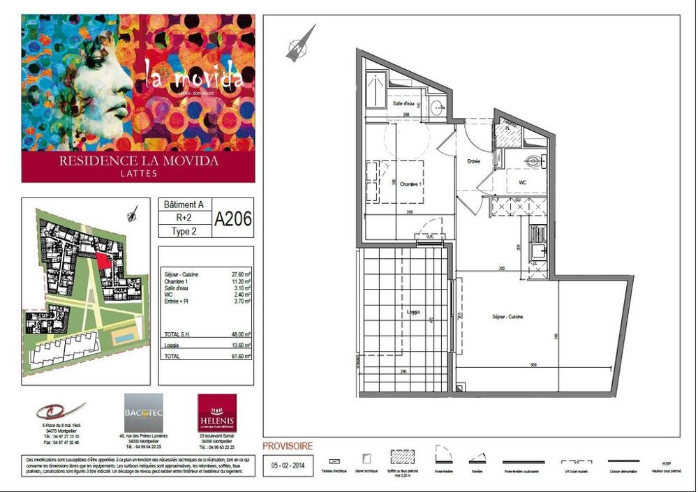 Location Appartement Appartement de 48m2 à louer sur Lattes Lattes