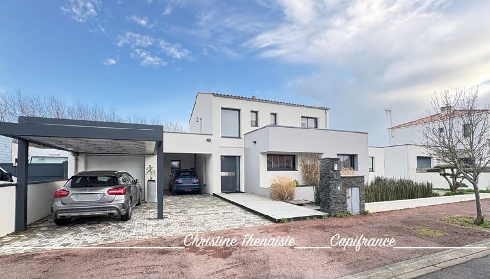 Maison contemporaine Beaux volumes - 5 chambres - Pergola - Garage SAINT GILLES CROIX DE VIE (85)