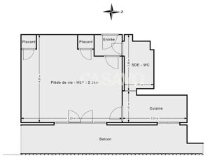  Appartement � vendre 1 pi�ce 32 m�