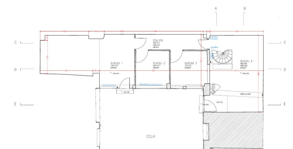   Bureaux rénovés à louer de 110 m² Paris 2