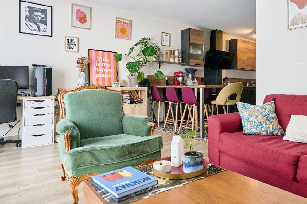 T2 de 54,51 m² avec Balcon et Parking  Vieux-Lille