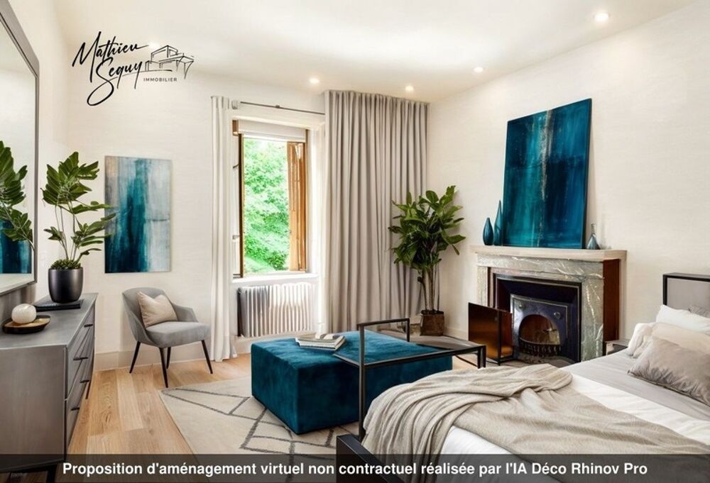 GREZIEU LA VARENNE Plateau T4/T5 de 110,73 m² avec jardin sud de 84.88 m² avec 2 stationnements