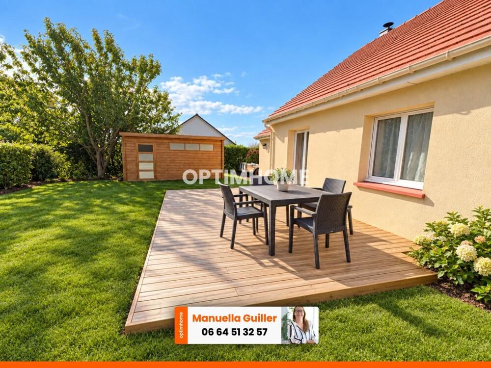 Vente Maison BERNEVAL-LE-GRAND – MAISON DE PLAIN-PIED – 125 M² – 4 CHAMBRES – TERRAIN 1 080 M² Berneval le grand