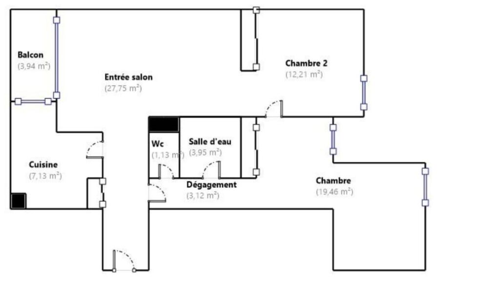 à vendre  Appartement Paris 12