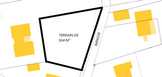  Terrain à vendre 834 m²