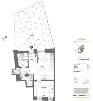  Appartement � vendre 2 pi�ces 41 m�