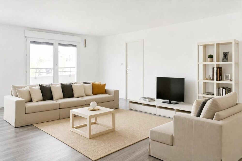 Rouen, Appartement loué T3 avec Balcon et Parking
