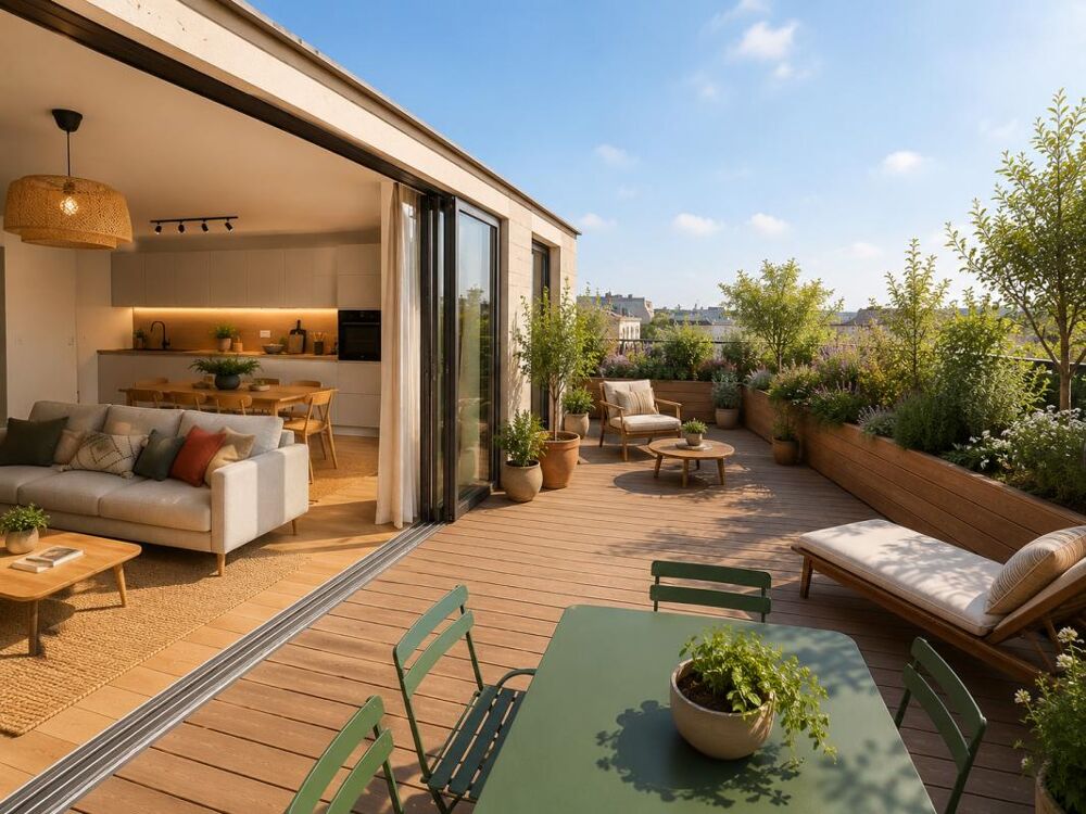 T4 avec PATIO et TERRASSE à BORDEAUX