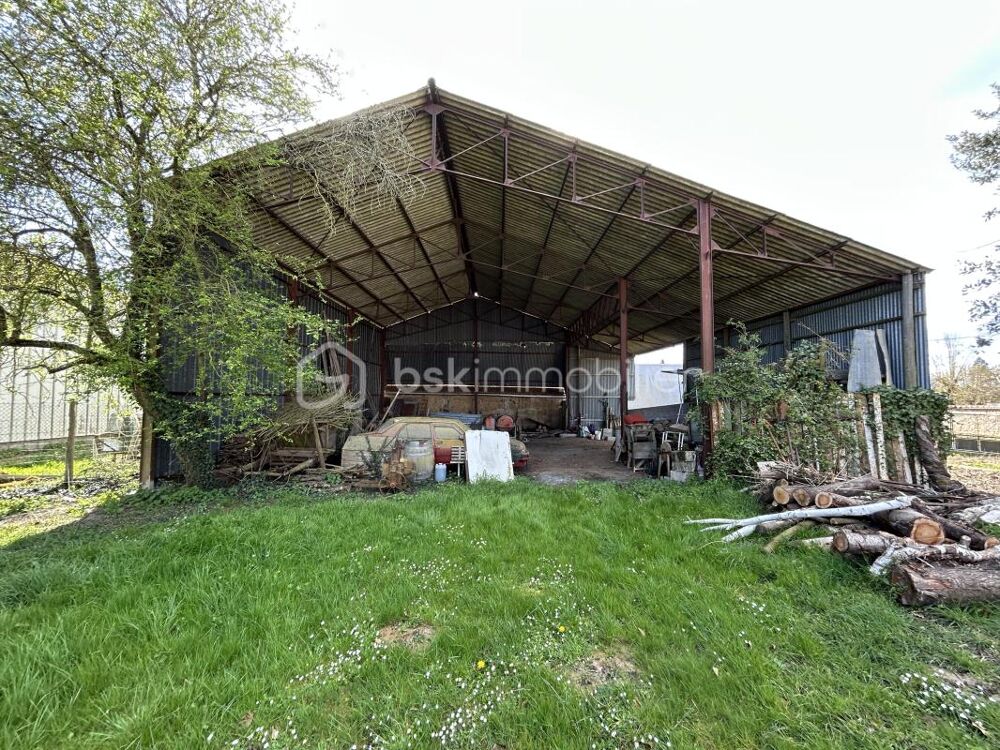 Vente Terrain ? TERRAIN 1 041 m² AVEC HANGAR 225 m² – FORT POTENTIEL – ENVIRONNEMENT CALME La bourdiniere saint loup