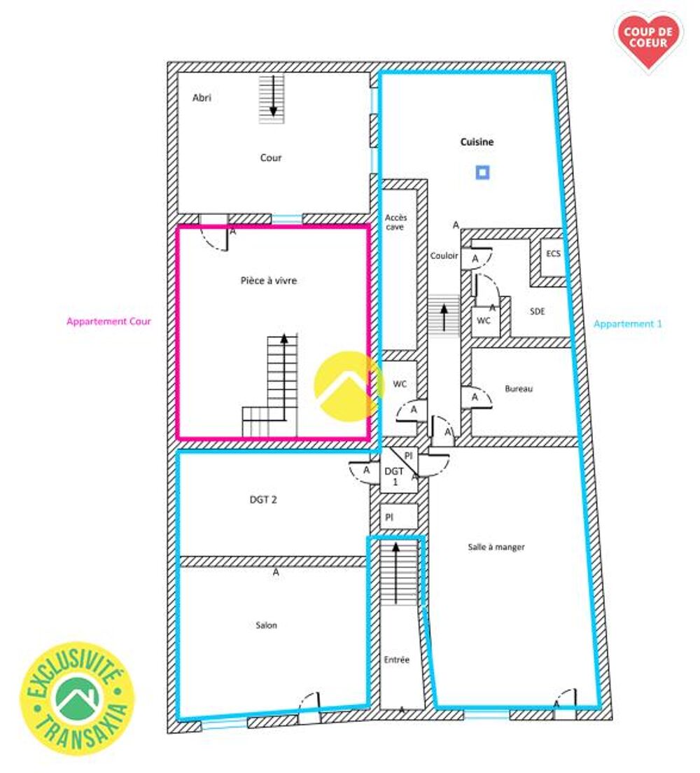Immeuble avec 7 appartements