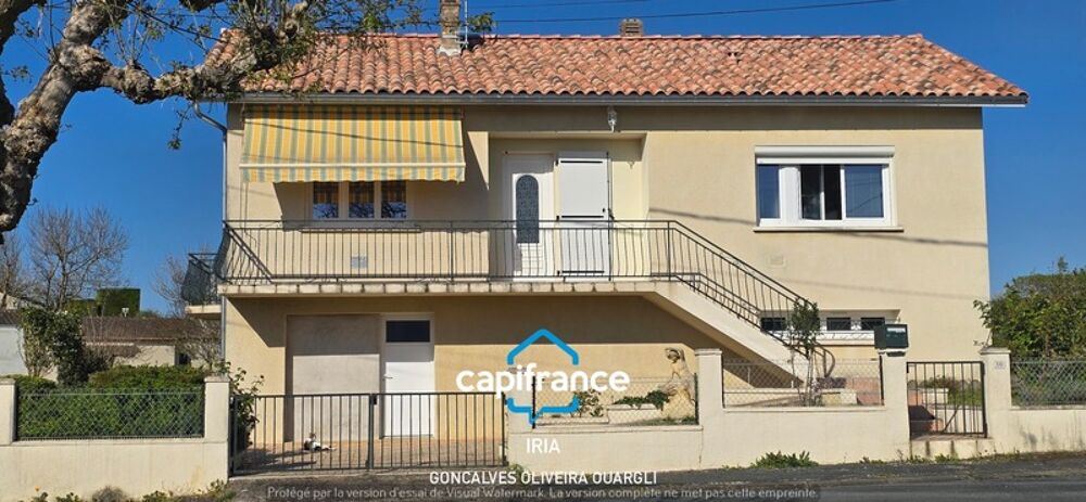 Maison à vendre 5 pièces MONFLANQUIN (47) Maison rénovée sur sous-sol avec un logement indépendant