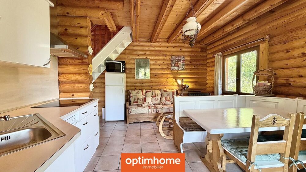 Vente Chalet EXCLUSIVITÉ – Chalet fuste (rondins) meublé – 46 m² – Terrain 1 500 m² – Basse-sur-le-Rupt – Hautes-Vosges Basse sur le rupt