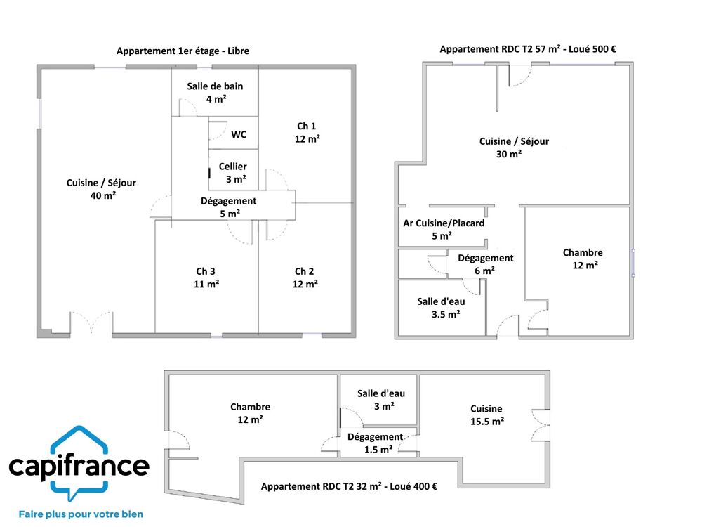 Vente Maison Maison/Immeuble de rapport à vendre 8 pièces CHATELLERAULT (86) Chatellerault