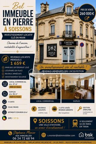  Immeuble à vendre 10 pièces 134 m²