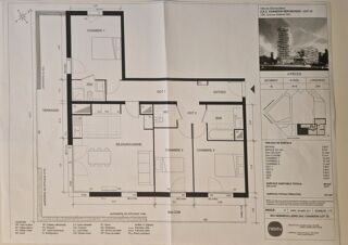  Appartement � vendre 4 pi�ces 90 m�