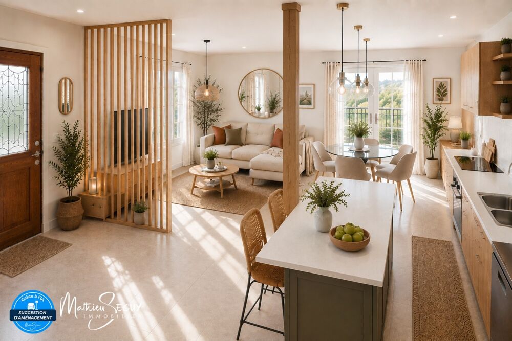 LENTILLY - Maison P5 climatisée sur grand terrain paysager
