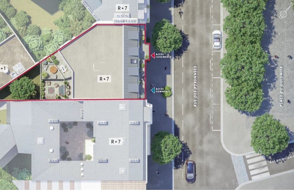 Vente Appartement appartement T4 à vendre en nue-propriété PARIS 20e, surface habitable 91,94 m2 + balcon 12 m2 Paris 20