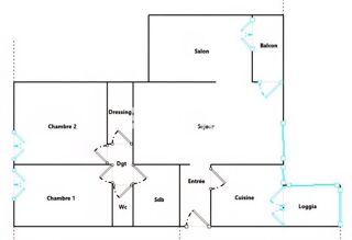  Appartement � vendre 4 pi�ces 68 m�