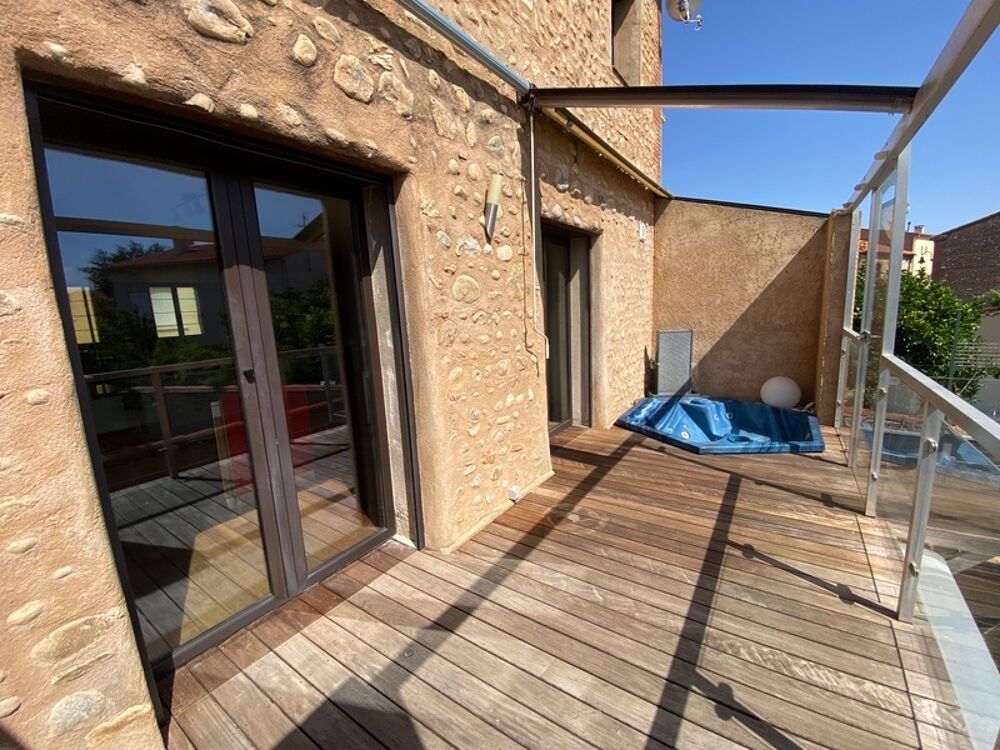 Vente Maison Dpt Pyrénées Orientales (66), à vendre proche LE SOLER Maison 5 pièces 169 m² garage, cour, jacuzzi Le soler