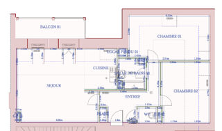  Appartement � louer 3 pi�ces 82 m�