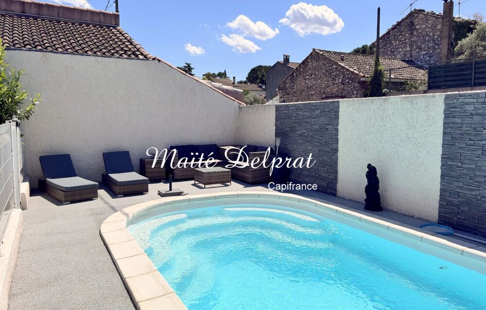 VEDÈNE (84) MAISON RÉNOVÉE 114 M² AVEC PISCINE, JARDIN ET DÉPENDANCE