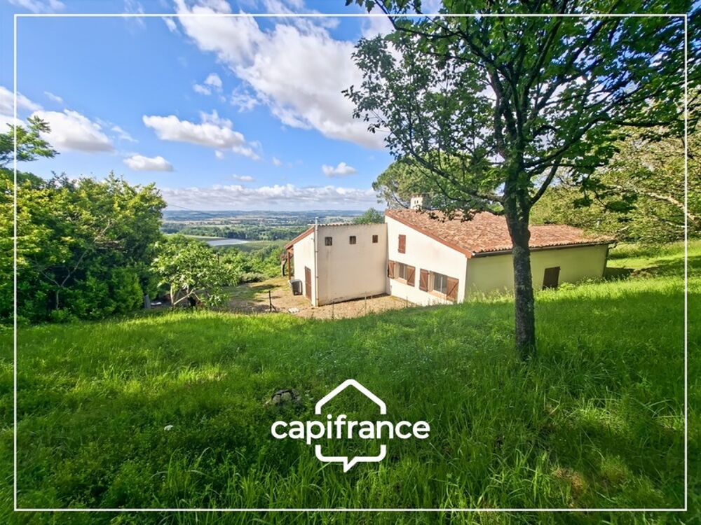 Maison plain-pied avec vue campagne à 10 min de Golfech, 3 chambres, garage, jardin