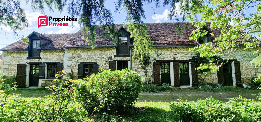Baudres - longère de plain-pied 180 m² - 6 pièces/4 chambres - ascenseur - jardin arboré