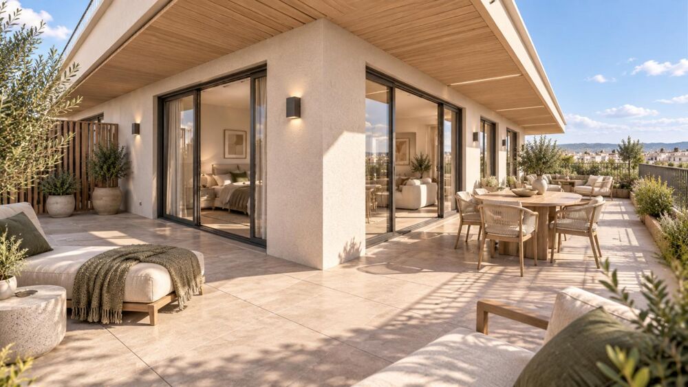 Vente Appartement EXCEPTIONNEL DUPLEX DE 123 m² AVEC 126 m² DE TERRASSES AUX DERNIERS ÉTAGES Bordeaux