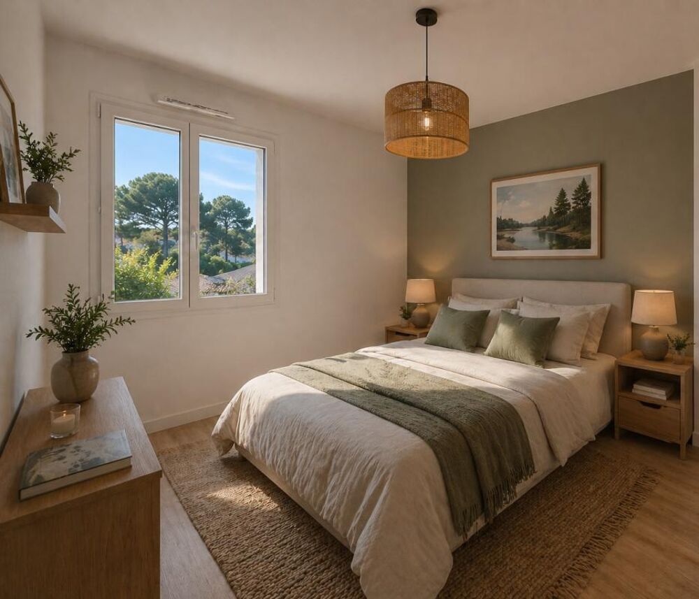 **MAGNIFIQUE appartement T2 en DERNIER ETAGE avec TERRASSE en plein coeur de SANGUINET**