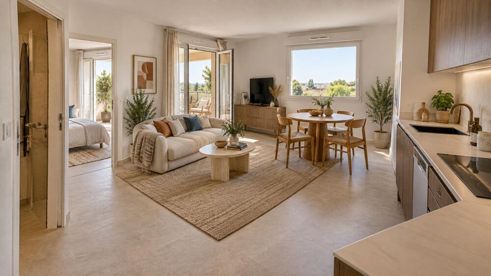 * FRAIS DE NOTAIRES OFFERTS * CENON T2 AVEC BALCON + PARKING