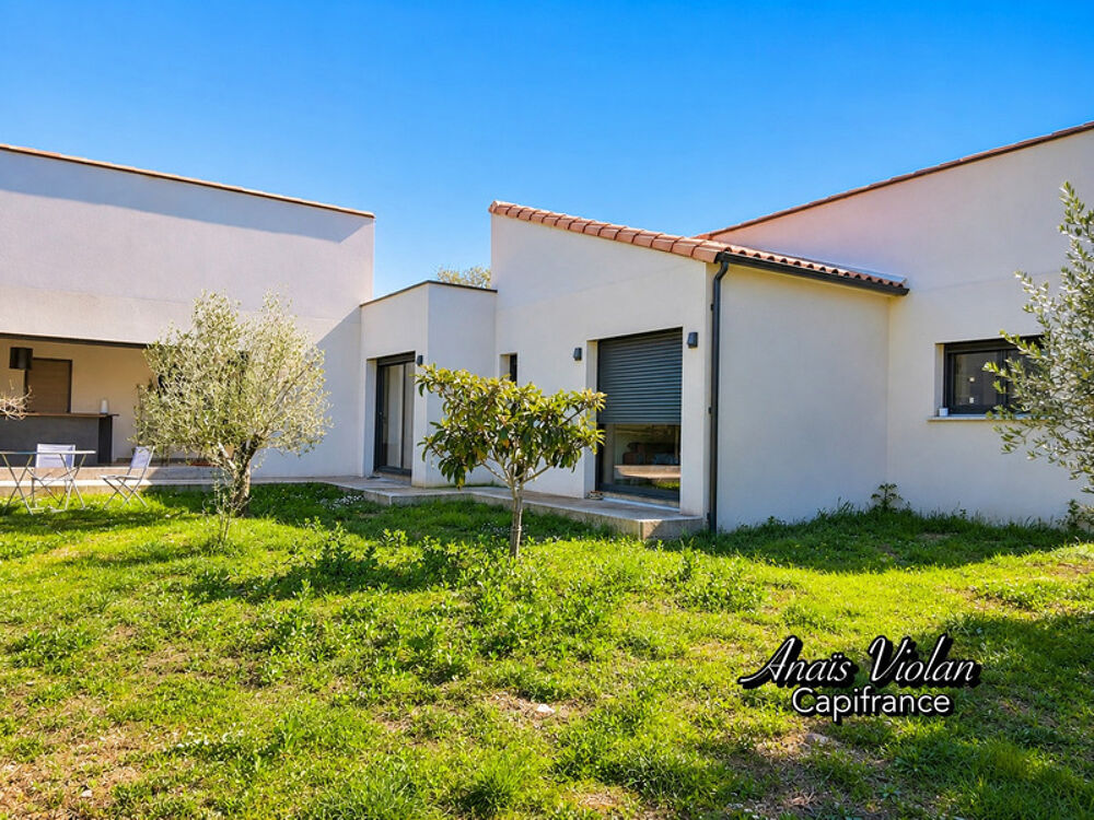 Vente Villa Villa d'architecte de type 4 avec vue imprenable sur le Pic Saint Loup proche de SAINT MATHIEU DE TREVIERS (34) Les matelles