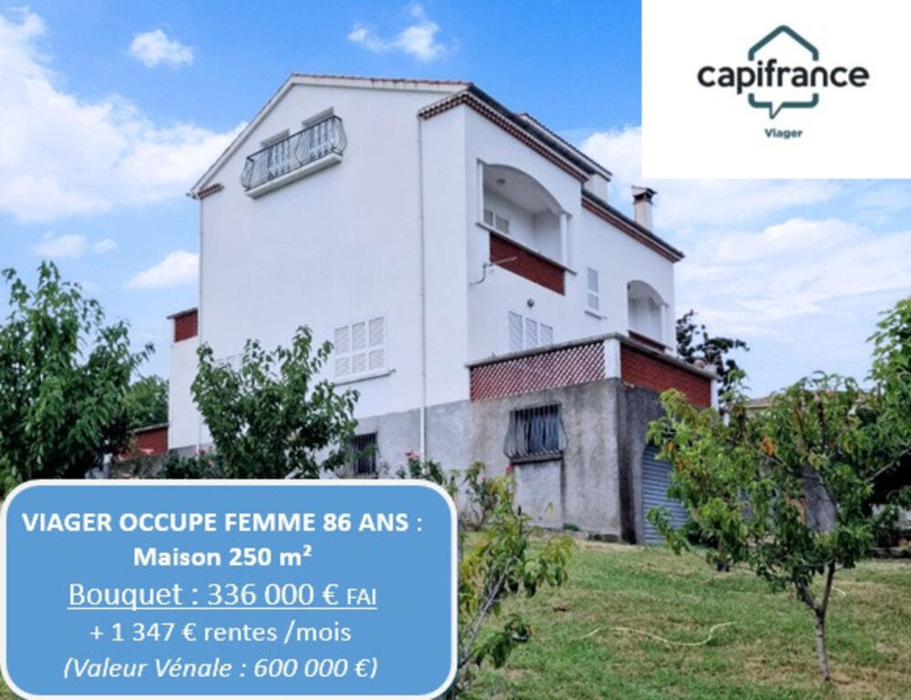 EXCLUSIVITE : viager occupé  Élégante maison bourgeoise avec vue mer et jardin
