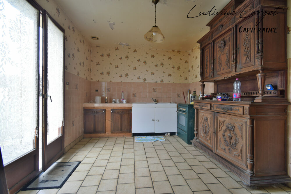 NEUILLY SAINT FRONT (Aisne) MAISON DE PLAIN-PIED A VENDRE  66 M²  1 CHAMBRE  SOUS-SOL TOTAL  GRAND BALCON  TERRAIN DE 1 04