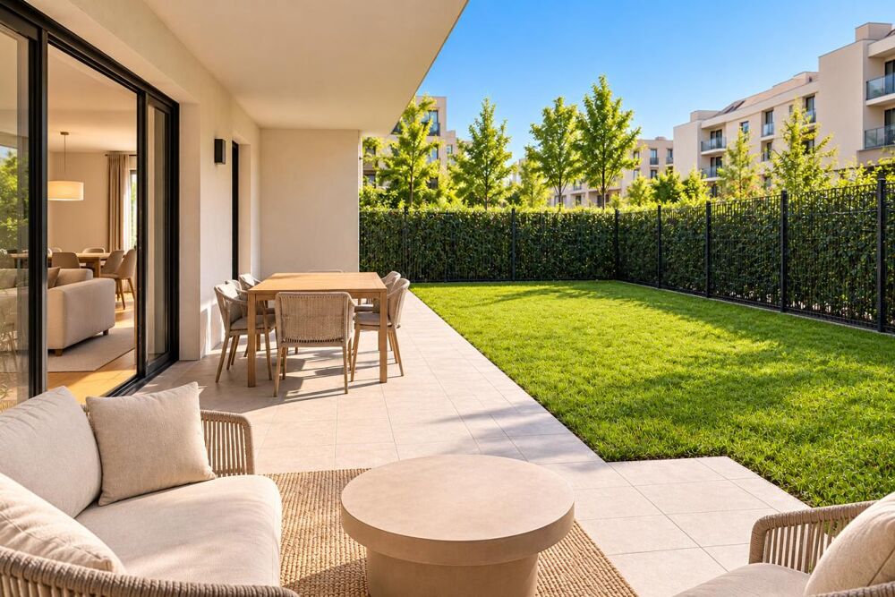 Vente Appartement A SAISIR ! A DEUX PAS DU METRO ! 3 PIÈCES REZ-DE-JARDIN AVEC TERRASSE, JARDIN PRIVATIF ET 2,90 M SOUS PLAFOND Aubervilliers