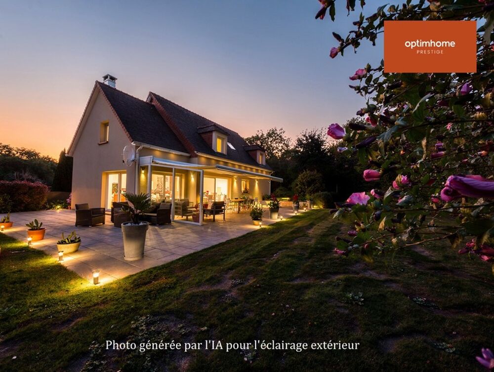 Maison contemporaine avec 4 chambres et terrain de 3 ha - TOURGEVILLE