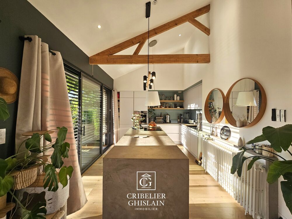 Maison d'architecte -125 m² -3 chambres - terrasse panoramique - Clisson centre