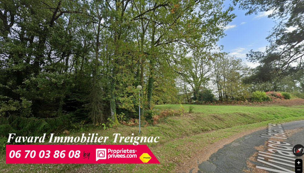 Vente Terrain Terrain sur les hauteurs de Treignac 3806 m² Treignac