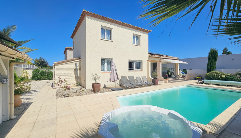 Vente Maison Maison 3 faces récente avec piscine, spa et garage Latour bas elne