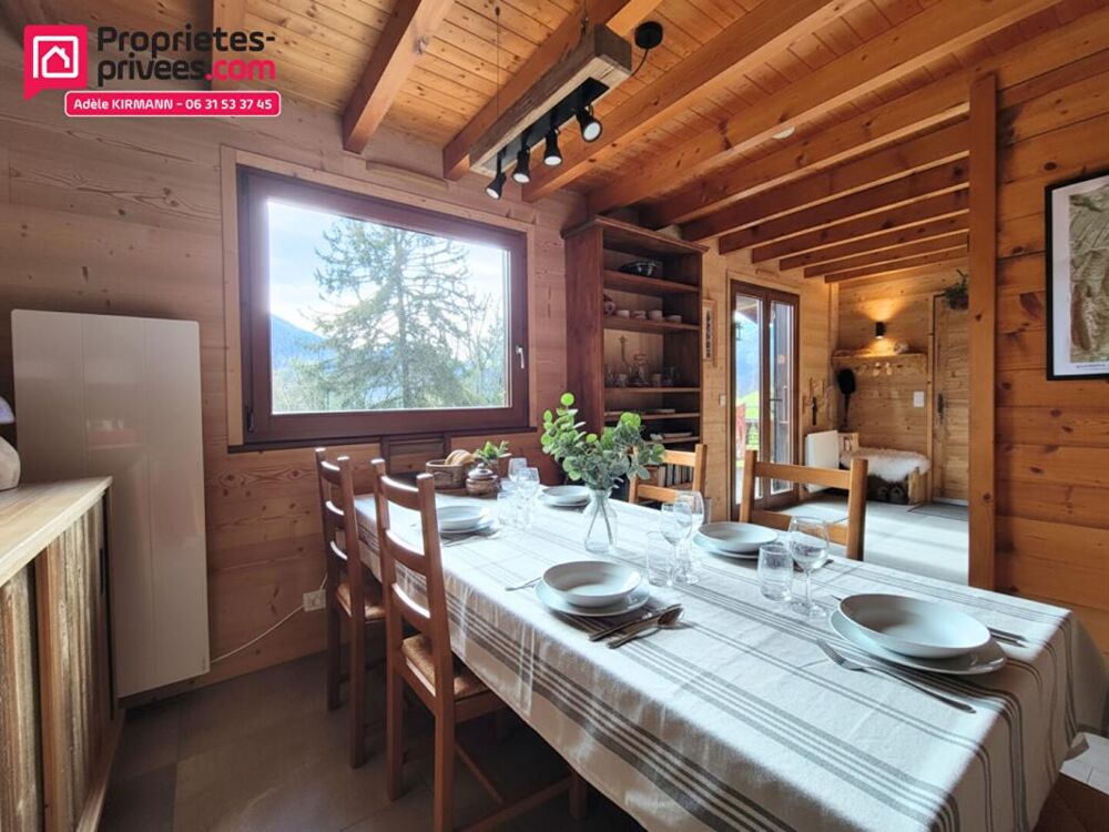 Manigod 74230 - Chalet 4 pièces avec vue imprenable sur la Tournette